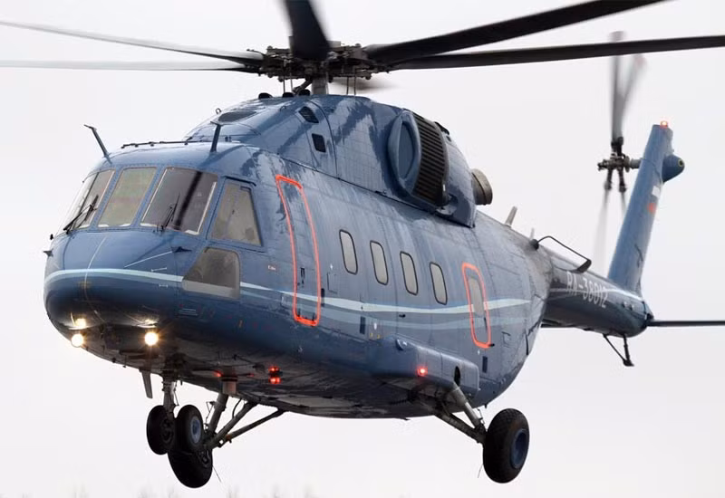 Andrey Boginsky, Giám đốc điều hành Công ty Cổ phần Trực thăng Nga cho biết phiên bản Mi-38T dùng cho quân đội Nga sử dụng toàn bộ linh kiện trong nước nhằm đảm bảo các yêu cầu cao của quân đội. Ảnh: Military Factory.