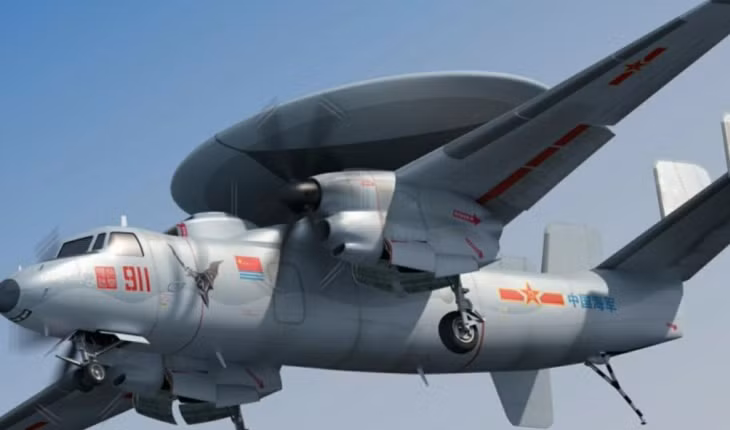 KJ-600 có thiết kế rất giống với E-2C Hawkeye của Mỹ. Đồ họa: SCMP.