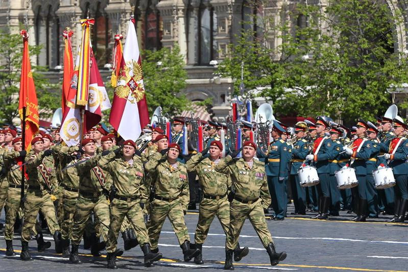 Vệ binh Quốc gia tham gia diễu binh có tổng cộng 761 người, chia thành 3 đội. Ảnh: Arms Expo.