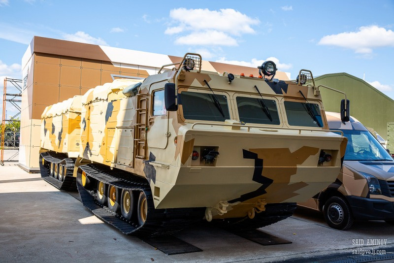 Mẫu xe vận tải đa năng có thể di chuyển trên nhiều địa hình khác nhau. Ảnh: Saidpvo.livejournal.