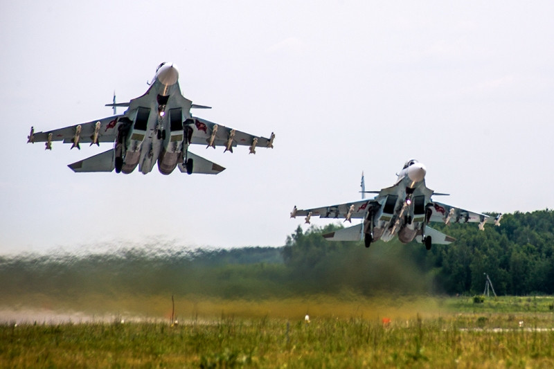 Mỗi chiếc mang theo 8 tên lửa từ tầm ngắn đến tầm trung và xa, cho phép tiêu diệt nhiều mục tiêu ở cự lý khác nhau. Ảnh: Bộ Quốc phòng Nga.