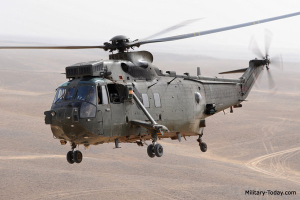 Giữ vị trí thứ 7 là dòng trực thăng Westland Sea King của Hải quân Anh, nó vốn là phiên bản của dòng trực thăng Sikorsky S-61 ở Mỹ, nhưng trang bị hệ thống điện tử hàng không cùng khí tài chống ngầm tiên tiến hơn "người anh Mỹ". Loại máy bay này nổi bật với thiết kế thân như một chiếc thuyền cho phép hạ cánh dễ dàng trên mặt nước, vũ khí có thể mang 4 ngư lôi 324mm và tên lửa chống hạm Exocet. Nguồn ảnh: Military-Today