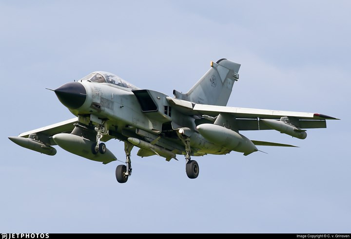 Theo đó máy bay có khả năng mang tối đa 6 tên lửa đối đất AGM-65 Maverick hoặc 12 tên lửa chống tăng Brimstone hoặc 9 tên lửa chống radar ALARAM, cùng những tên lửa không đối không AIM-9, AIM-120 hoặc AIM-132 để tự vệ.