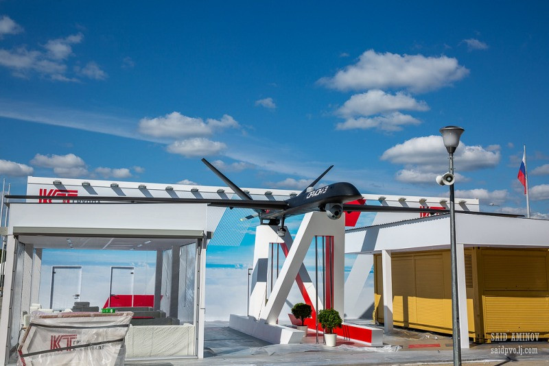 Mẫu máy bay không người lái mới trưng bày tại triển lãm. Ảnh: Saidpvo.livejournal.