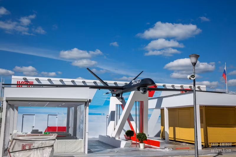 Mẫu máy bay không người lái mới trưng bày tại triển lãm. Ảnh: Saidpvo.livejournal.