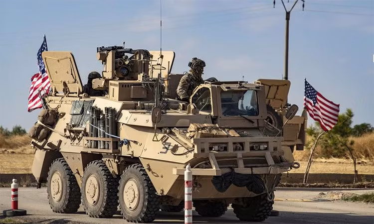 Thiết giáp M-ATV và AGMS được đặc nhiệm Mỹ sử dụng trong các chuyến tuần tra tại khu vực phía đông và phía bắc Syria.
