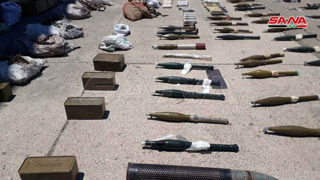 Được biết, Quân chính phủ Syria đang mở cuộc tuần tra nhiều khu vực từng bị phiến quân kiểm soát trước đây trên khắp đất nước. Ảnh: SANA.