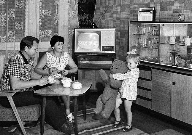 Một gia đình ở thành phố Odessa, Ukraine, năm 1971.