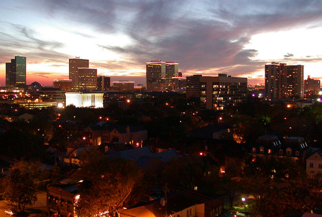 Vùng đô thị Houston rộng lớn hơn cả bang New Jersey. Ảnh: Wikipedia.