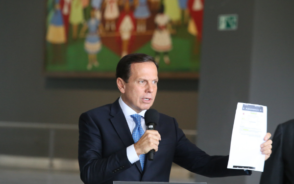 Thống đốc João Doria yêu cầu sa thải hai sĩ quan cảnh sát sau vụ việc, đồng thời khẳng định những hành vi như vậy với người dân sẽ không được dung thứ. Ảnh: BR.