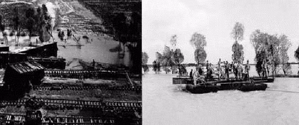 Do lượng mưa lớn, hồ nước không có dự phòng, mực nước tăng lên rất nhanh vượt qua cả mực nước cảnh giới. Ảnh: iask.ca.