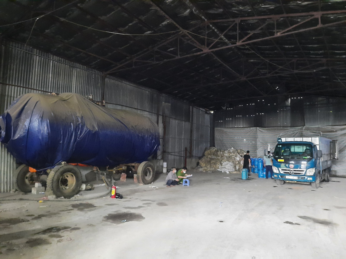 Hai Duong: Phat hien vu sang chiet gas trai phep quy mo lon