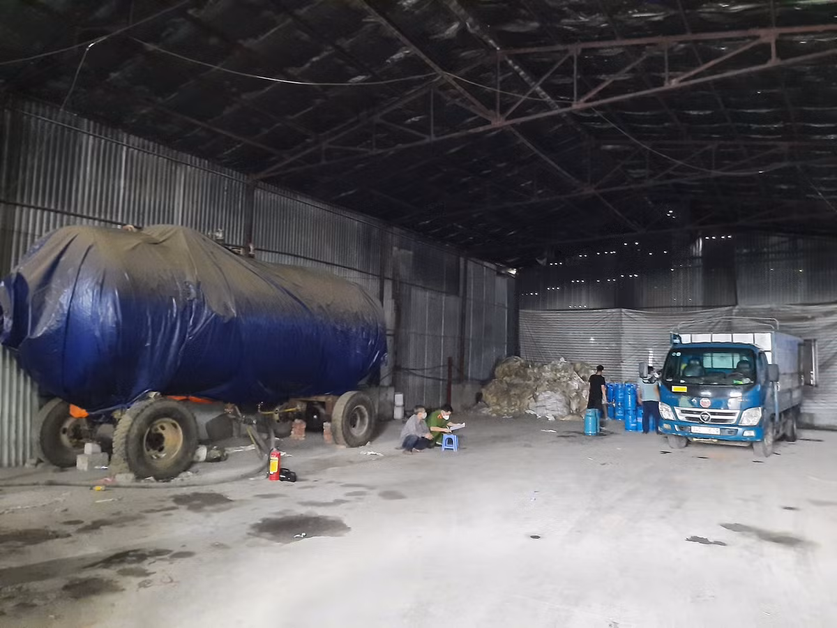 Hai Duong: Phat hien vu sang chiet gas trai phep quy mo lon