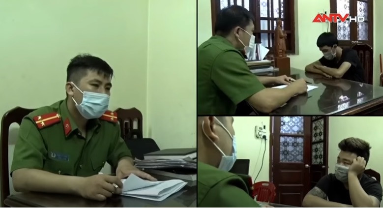 Tại cơ quan điều tra, các đối tượng ban đầu quanh co, chối bỏ hành vi nhưng trước các tài liệu của cơ quan công an, hai đối tượng đã phải cúi đầu thừa nhận hành vi phạm tội.