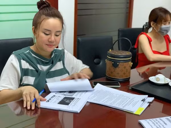 Vy Oanh trong đơn nêu rõ bà Nguyễn Phương Hằng đã có 7 buổi livestream, từ ngày 16/5 đến 9/10/2021 có nội dung làm nhục, thóa mạ đối với nữ ca sĩ. Cụ thể, bà Phương Hằng đã sử dụng ngôn ngữ phản cảm, giọng điệu quy chụp vô căn cứ, nhằm bôi nhọ, vu khống, xúc phạm như: Từ “đẻ thuê” được lặp lại 10 lần, “làm gái bao” được lặp lại 2 lần, “làm bé” lặp lại 2 lần, “giật chồng” và “giựt chồng” lặp lại 3 lần, “zĩ dãng zơ záy” (dĩ vãng dơ dáy) được bà Nguyễn Phương Hằng lặp lại 9 lần trong các buổi livestream…