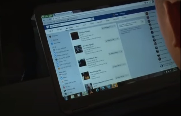 Quá trình rà soát, công an phát hiện trước khi mất tích, bé gái thường xuyên trao đổi tin nhắn với Tiến Đinh, tên một chủ tài khoản trên Facebook.