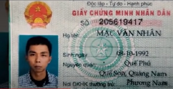 Ban chuyên án đã điều động tất cả các điều tra viên, trinh sát giỏi nhất vào cuộc, trong đó có lực lượng hình sự ngoại tuyến, tình báo, đồng thời triển khai các biện pháp nghiệp vụ, kể cả các biện pháp kỹ thuật cao để tìm ra hung thủ. Ngay trong đêm, ban chuyên án đã có cơ sở vững chắc xác định, nghi phạm là Mặc Văn Nhân (SN 1992, xã Quế Phú, huyện Quế Sơn, tỉnh Quảng Nam, chỗ ở tại phường An Hải Bắc, quận Sơn Trà, Đà Nẵng) và nắm được một số thông tin quan trọng về nghi phạm.