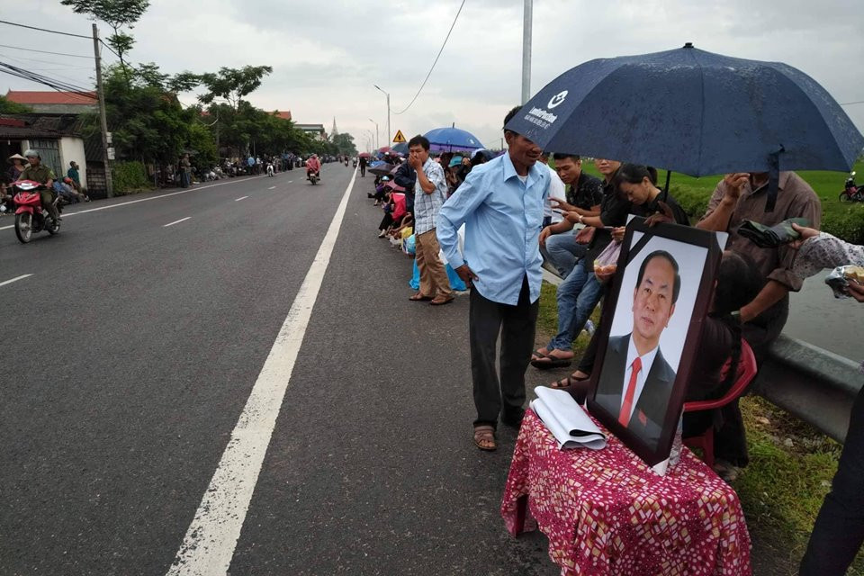 15 giờ 30 phút chiều nay 27/9, Lễ an táng sẽ được cử hành. Ảnh Hải Ninh