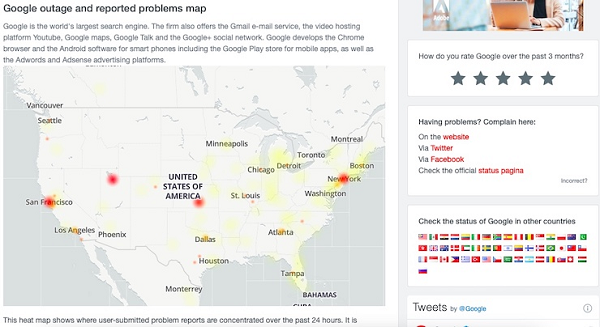 Trong khi đó, việc truy cập các dịch vụ khác như Google Maps hay Translate vẫn diễn ra bình thường, mặc dù tốc độ chậm hơn so với thông thường.