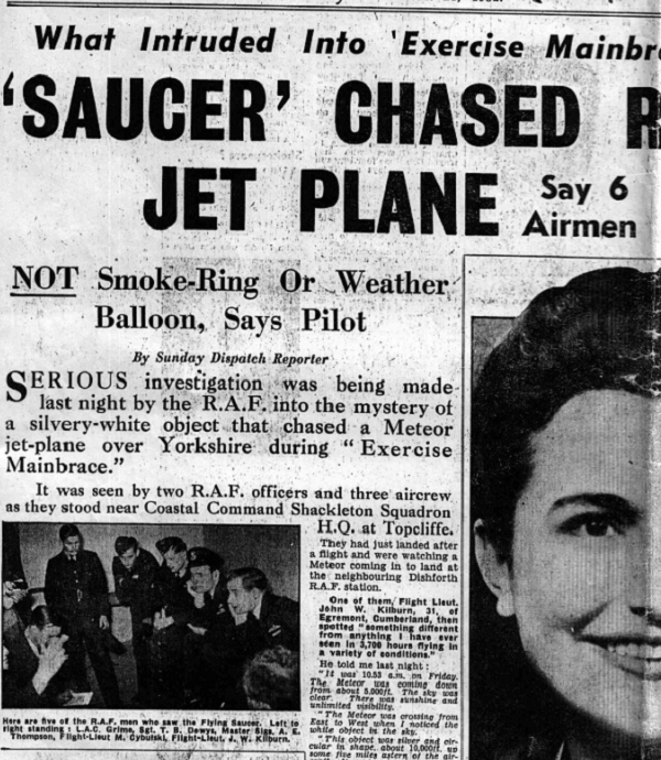 Vào đêm ngày 20-21/2/1954, trong kỳ nghỉ tại Palm Springs, California, Tổng thống Dwight Eisenhower mất tích. Người ta phỏng đoán rằng ông đã bí mật được đưa đến căn cứ Không quân Edwards cho một cuộc gặp mặt với người ngoài hành tinh.