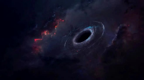 Theo thuyết tương đối rộng của Einstein, lỗ đen là vật thể có lực hấp dẫn mạnh đến mức không một thứ gì, kể cả ánh sáng hoặc âm thanh, thoát ra ngoài. Tuy nhiên, chúng có thể là những vật sáng nhất trong vũ trụ.