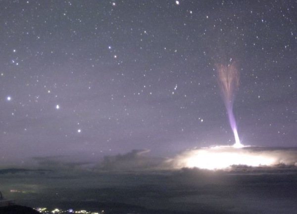 Bằng cách nghiên cứu sự phát xạ sóng vô tuyến của tia sét phản lực sử dụng dữ liệu vệ tinh và radar, họ phát hiện tia sét này đã di chuyển khoảng 300 coulombs từ đỉnh đám mây tới tầng điện ly thấp hơn, hoặc gần gấp 60 lần sản lượng 5 coulomb của một tia sét điển hình.