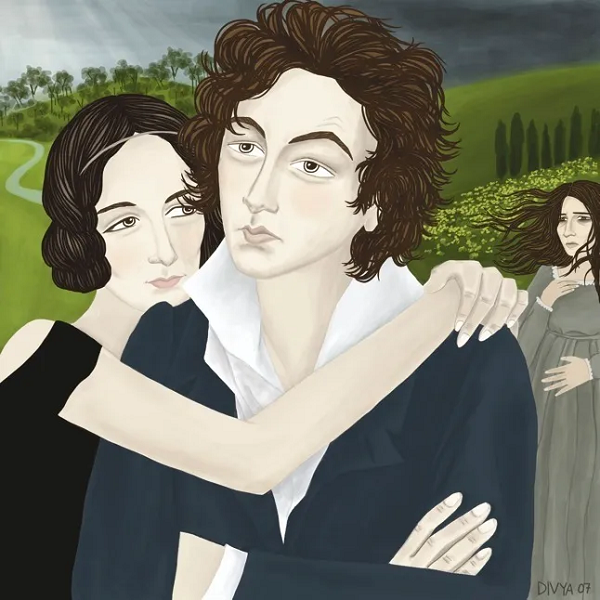 Một thời gian không lâu trước khi bị chết đuối trong một vụ tai nạn hàng hải năm 1812, Percy đã thừa nhận với vợ rằng ông đã rất nhiều lần nhìn thấy hồn ma của mình. Một trong những trải nghiệm ám ảnh này là lúc Percy bước lên thềm và được doppelganger của mình chào đón và hỏi: “Ông định mãn nguyện như thế này trong bao lâu nữa?”