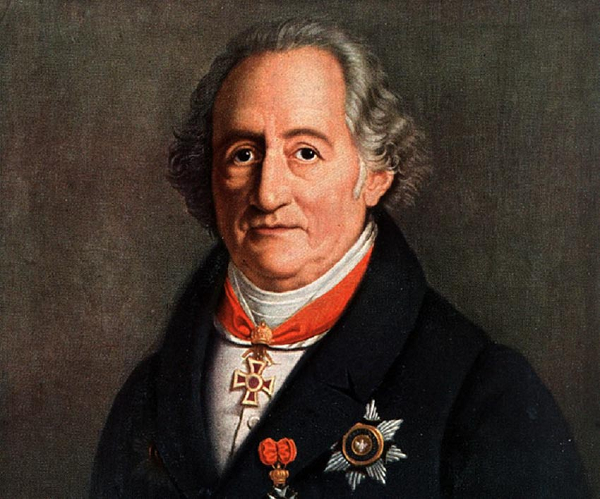 Johann Wolfgang von Goethe (1749-1832) là một đại thi hào văn học, và là chính trị gia nổi tiếng của Đức. Một hôm ông nhìn thấy một người bí ẩn đang cưỡi ngựa tiến về phía mình. Người đó không ai khác chính là Goethe nhưng lại mang trang phục hoàn toàn khác. 8 năm sau, Goethe lại cưỡi ngựa trên con đường đi bộ năm xưa theo hướng ngược lại (cũng để gặp lại Frederika). Và đó cũng là lúc ông nhận ra rằng mình đang mang trang phục y hệt của “người giống mình” mà ông đã thấy 8 năm trước.