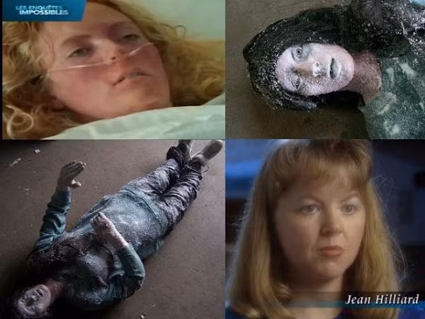 Chiếc xe dừng lại và không thể khởi động lại máy, Jean quyết định đi bộ đến nhà Wally Nelson - một người bạn, cách đó khoảng 3,2 km. Jean Hilliard lúc đó chỉ đi giày tây, khoác một chiếc áo khoác và đeo găng tay. Nhưng không may thế nào đó, cô ấy lại bị vấp ngã và bất tỉnh ngay phía ngoài thềm nhà.