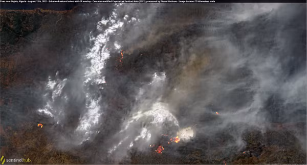 Các đợt nắng nóng kéo dài gần đây trong một khoảng thời gian nhất định gây ra hiện tượng không mưa và ít gió. Nắng nóng trên đất liền gây ra nhiệt độ đại dương ấm lên và cả hai xu hướng tác động lẫn nhau trong một vòng luẩn quẩn và khiến khí hậu trái đất nóng lên nhiều hơn.