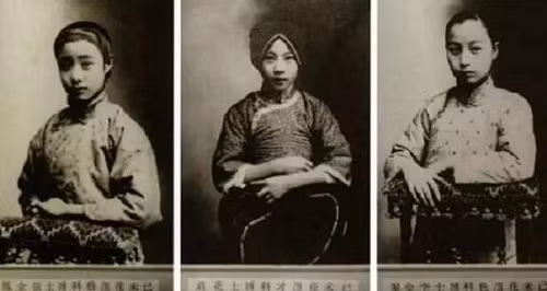 Nữ tử thanh lâu cũng được xem là một nghề nghiệp thời phong kiến. Thậm chí, những nhóm người được gọi là "văn nhân tài tử" còn tổ chức cuộc thi sắc đẹp để chọn ra đệ nhất nữ tử thanh lâu. Trong ảnh là ba nữ tử đứng đầu trong một cuộc thi sắc đẹp ở thanh lâu. Có thể thấy, so với công chúa đương thời quả là "một trời một vực".