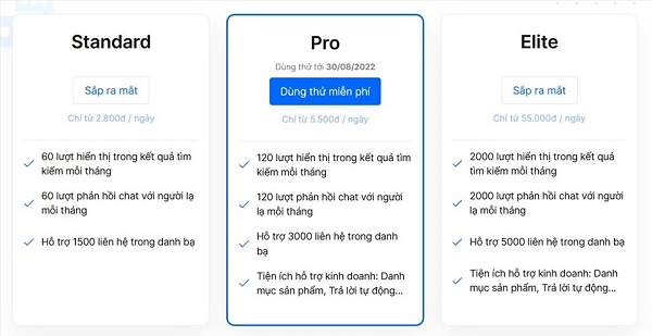 Người dùng sẽ chỉ có tối đa 1.000 bạn bè, vượt mức sẽ không thể thêm bạn mới hay chấp nhận yêu cầu kết bạn từ người lạ. Không còn dùng tính năng username, áp dụng với toàn bộ tài khoản Zalo cá nhân.
