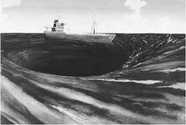 Nhiều người cho rằng vùng biển này là nơi đặt cơ sở của người ngoài hành tinh với những thiết bị khiến cho thiết bị của con người bị nhiễu loạn, dẫn đến mất tích, đắm chìm tàu thuyền hay máy bay sau những vụ mất tích không để lại dấu vết như vậy.