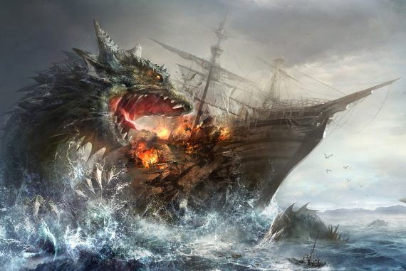 Đầu những năm 1800, nhiều người đi biển cho biết họ nhìn thấy người phụ nữ bí ẩn đi lại trên boong của một con tàu. Năm 1952, chính phủ Nhật Bản cử tàu nghiên cứu Kaio Maru số 5 đi điều tra những bí ẩn của vùng biển này. Tuy nhiên, con tàu và 31 thủy thủ đoàn đã mãi mãi không trở về sau chuyến đi đó.