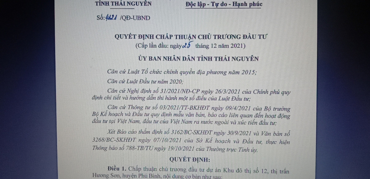 Thai Nguyen: Lieu doanh nghiep “2 tuoi” co chinh thuc so huu du an khu dan cu so 12?-Hinh-3