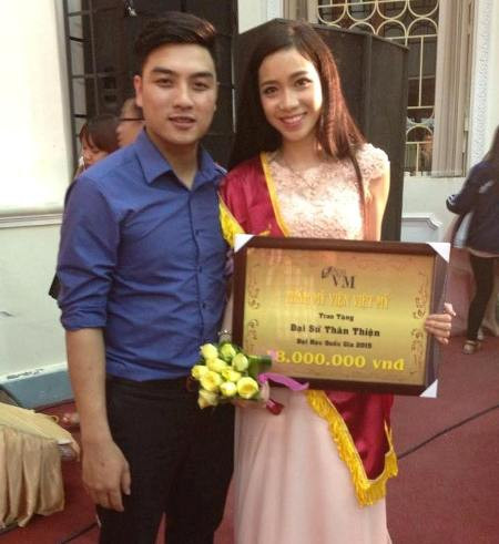 Cô bạn lai Tây này được mời làm Đại sứ thân thiện cuộc thi Nữ sinh thanh lịch ĐHQG Hà Nội 2015 (Miss VNU).