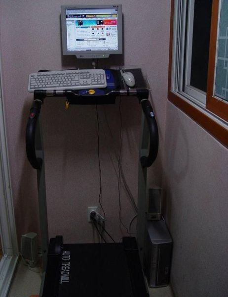 Vừa tập vừa thư giãn.