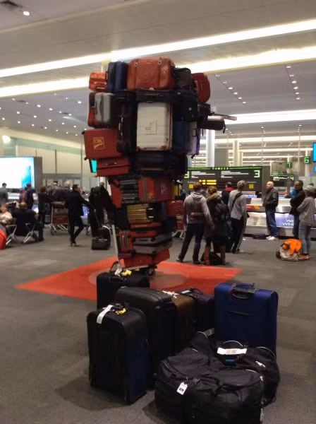 Nghệ thuật xếp vali tuyệt đỉnh.