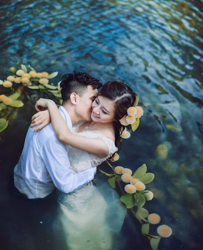 Văn Hải và Hải Anh gặp nhau trong một lần đi chơi cùng bạn bè. Sau 3 tháng yêu nhau, họ quyết định tiến tới hôn nhân.