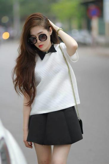 Thanh Tâm từng là sinh viên chuyên ngành Báo hình, Trường Cao đẳng Truyền hình Hà Nội. Cô bạn chia sẻ: "Mình làm MC của VTC trong một thời gian. Sau đó, vì muốn chuyên tâm hơn vào việc học nên nghỉ để tập trung hoàn thành tốt khóa học".