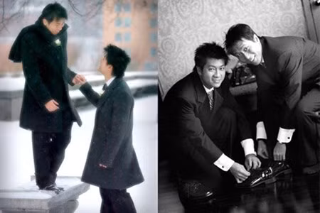 Cuộc gặp gỡ giữa anh Thái Nguyên và anh Công Khanh diễn ra rất tình cờ trong một lễ hội Gay Pride ở thành phố Montreal, Canada. Sau đó, cả hai thường xuyên liên lạc với nhau qua những lần chat, gọi điện thoại rồi cuối cùng là gặp nhau lần nữa. Sau 1 năm yêu xa, anh Khanh quyết định rời gia đình, dọn về Ottaw sống chung với anh Nguyên.