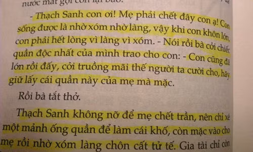 Truyện Thạch Sanh cởi truồng bị yêu cầu thẩm định Truyen Thach Sanh coi truong bị yeu càu thảm dịnh
