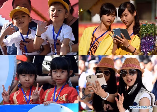 Các cặp song sinh ở nhiều lứa tuổi khác nhau.