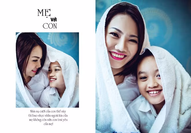 Người mẹ trong các bức hình là Lê Thanh (32 tuổi). Con trai cô tên Nguyễn Minh Hưng (10 tuổi). Hai mẹ con hiện sinh sống tại Bà Rịa - Vũng Tàu.