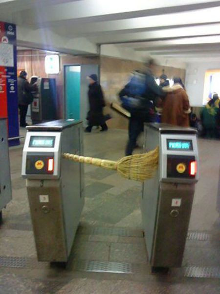 Chiếc chổi đa năng.