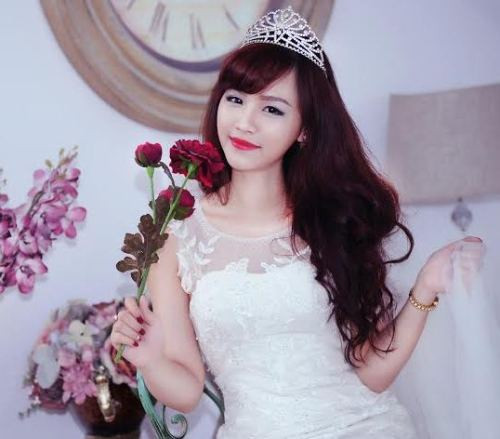 Cô bạn yêu thích câu nói: "Yêu bằng cả trái tim".