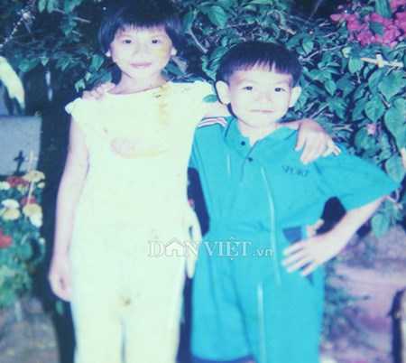 Viên lúc 6 tuổi cao hơn cả anh họ sinh ra trước mình.