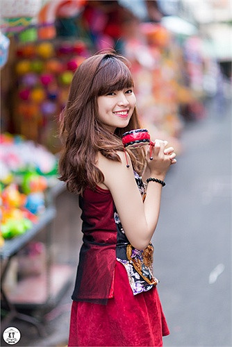 Khánh Vân là sinh viên ngành Thiết kế thời trang, trường Quốc tế ADS International Design &amp; Art Center.