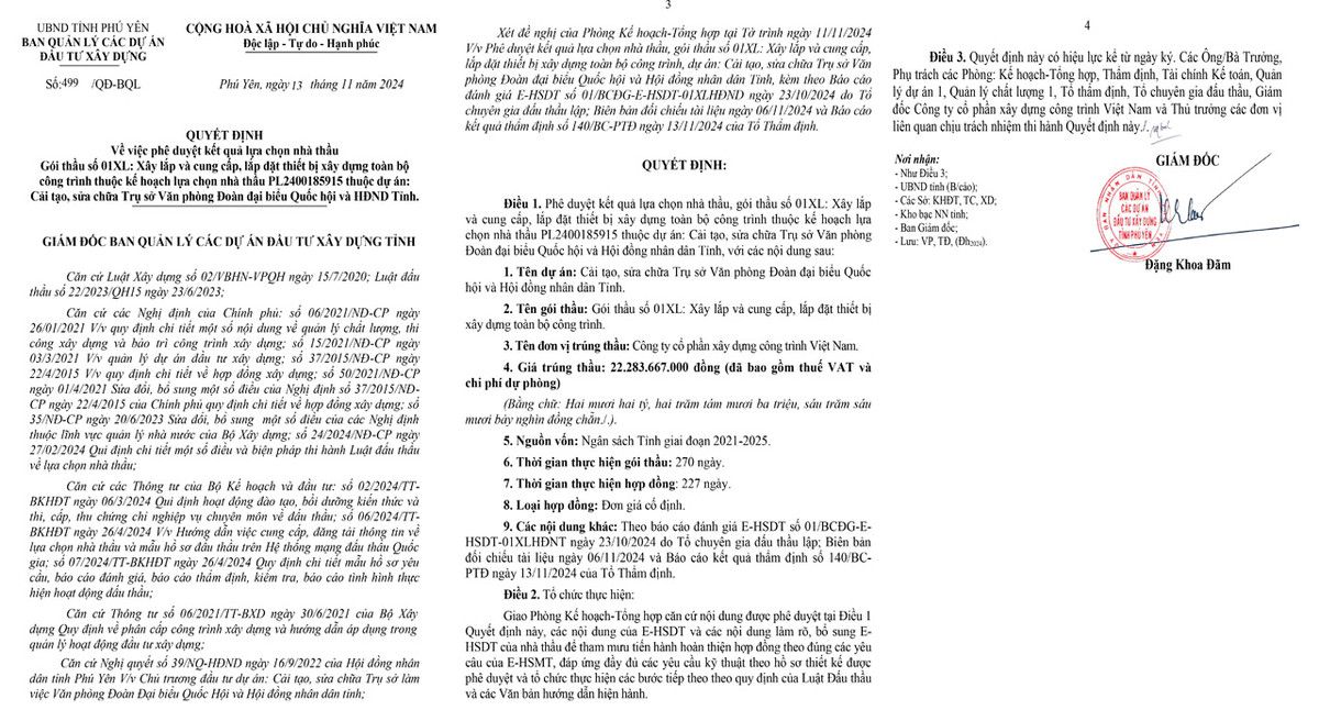 Phú Yên: Gói thầu sửa chữa nhà văn hóa Diên Hồng về tay ai? - Hình 3 Phu Yen: Goi thau sua chua nha van hoa Dien Hong ve tay ai?-Hinh-3