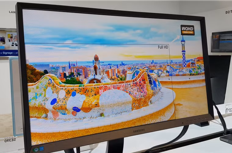 Bên cạnh TV, các màn hình cũng ra mắt nhiều mẫu mới với những tính năng chuyên nghiệp.